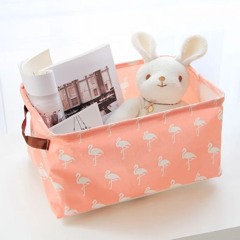

Storage box Fabric waterproof storage basket Sundries clothes storage box