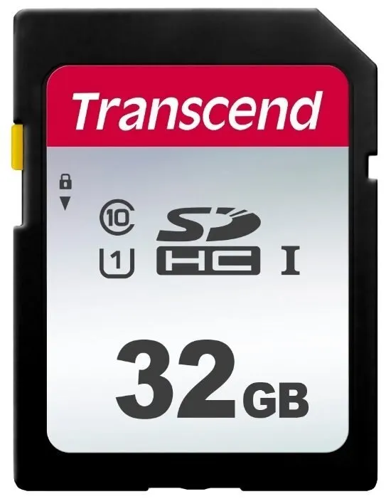 Карта памяти SDHC 32 Гб Transcend (TS32GSDC300S) Class 10 UHS 1 I|Карты памяти| |