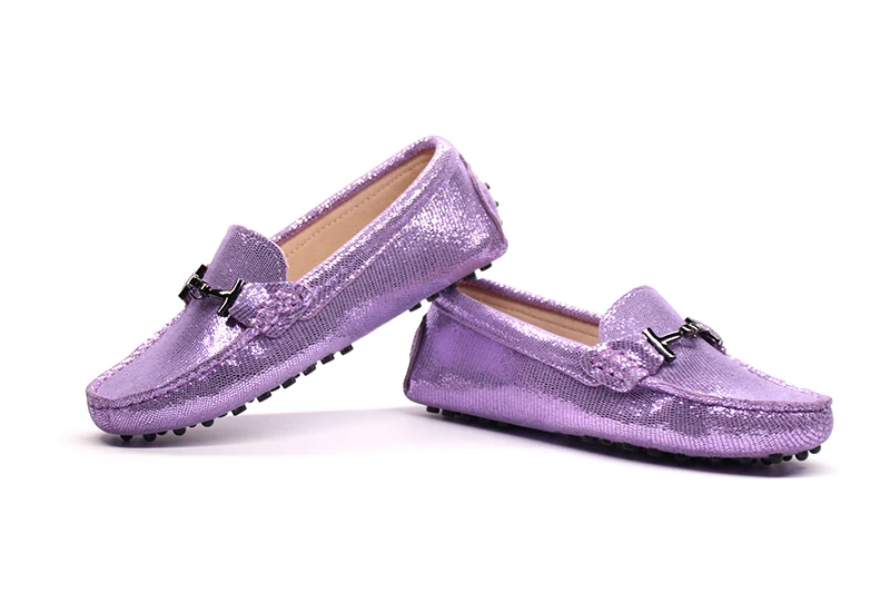 Туфли женские из мягкой кожи лоферы на плоской подошве брендовая повседневная