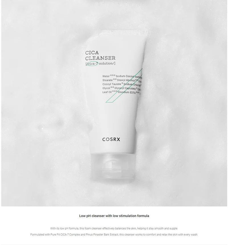 COSRX чистый подходит СВМДА моющее средство 150 мл ремонт увлажняющий крем Уход за
