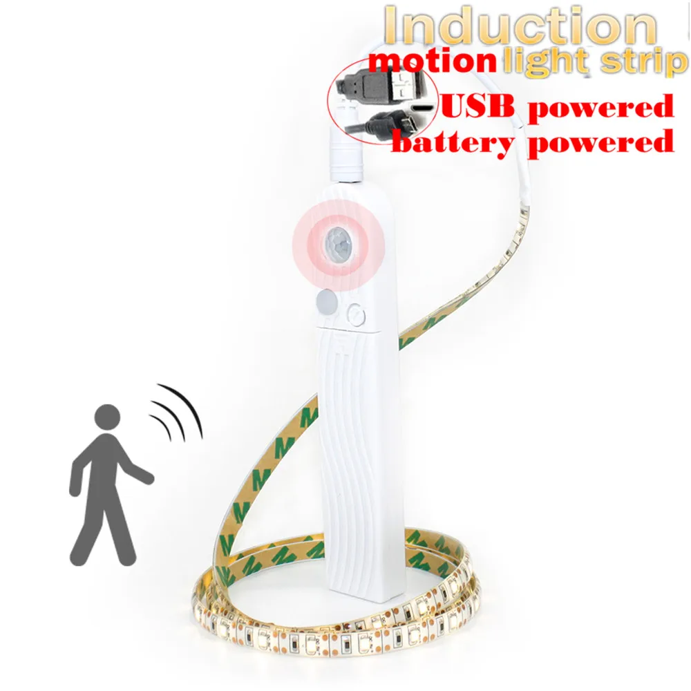 Беспроводной PIR датчик движения светодиодный светильник полоса кухонная кровать