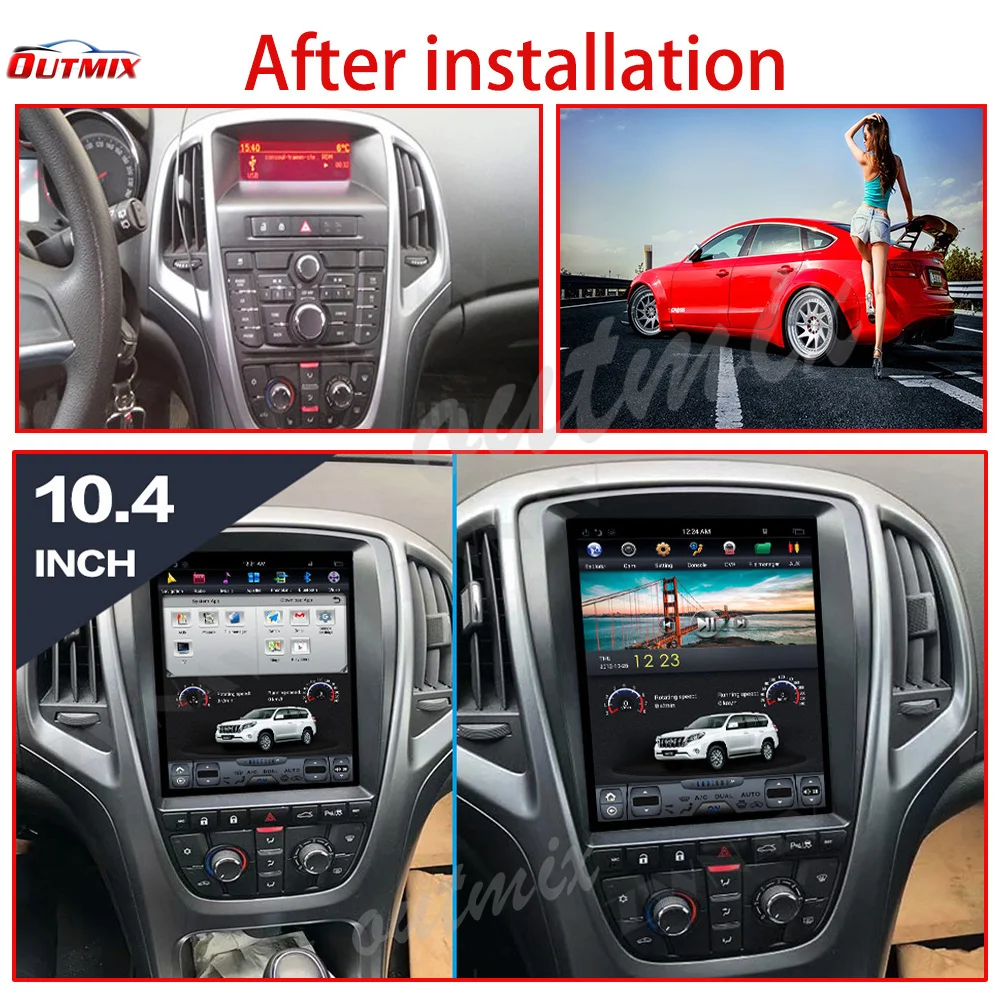 

Автомобильный мультимедийный плеер Tesla style Android 9,0, без DVD-плеера, GPS-навигация, стерео для OPEL Vauxhall Holden Astra J 2010-2013