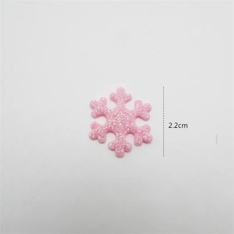 100 шт. блестящий цвет маленькая Снежинка аппликация сделай сам принадлежности
