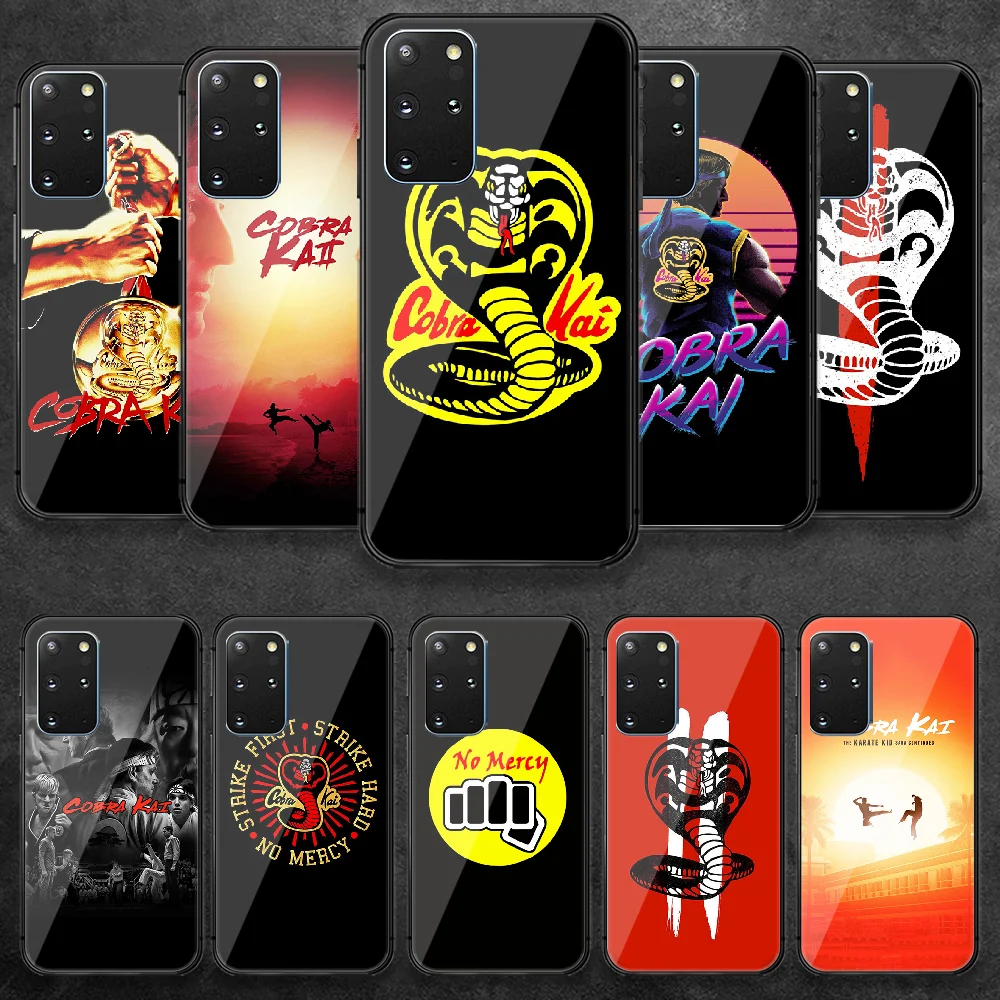 

Cobra Kai TV Drama Tempered Glass Phone Case Cover For Samsung Galaxy Note S 8 9 10 20 21 E Plus Ultra M 31 51 FE Soft Black