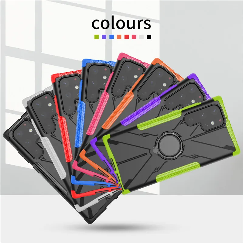 

Shockproof Cover For Samsung Galaxy S22 Ultra Case Samsung S22 Ultra Cover Hard Holder Back Protective Bumper Galaxy S22 Ultra