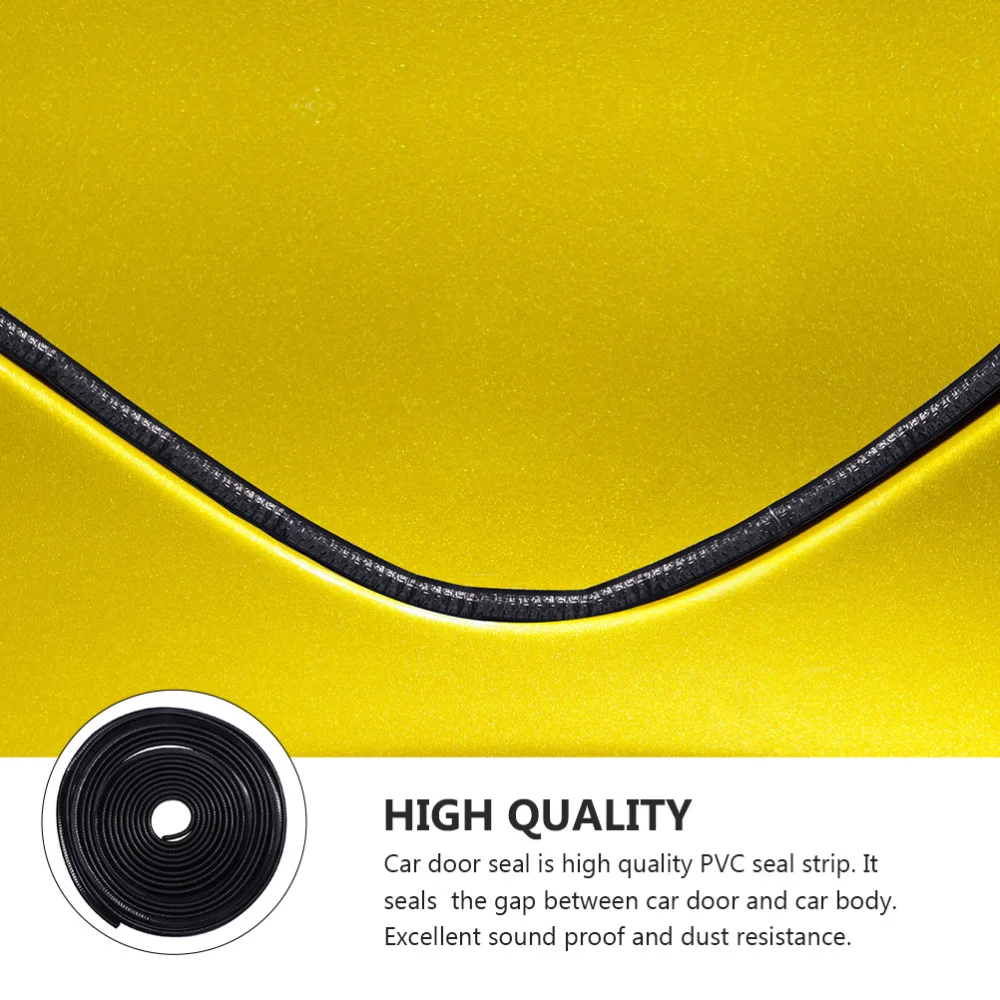 

5m Auto Anti-collision Bar Car Doot Edge Sealing Strip Scratch-resistant Tape