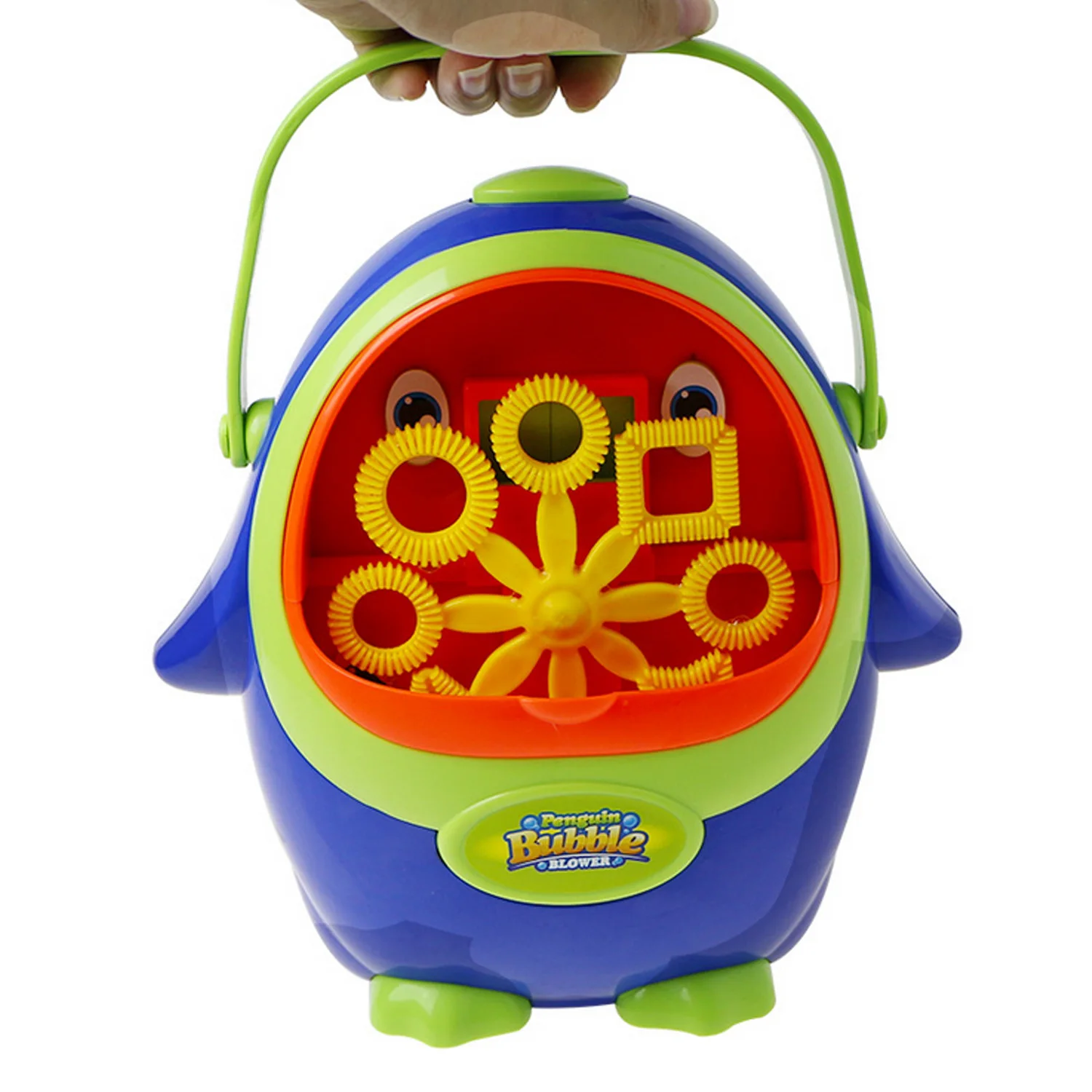 Полностью автоматический Электрический мыльный пузырьковый аппарат мультяшный