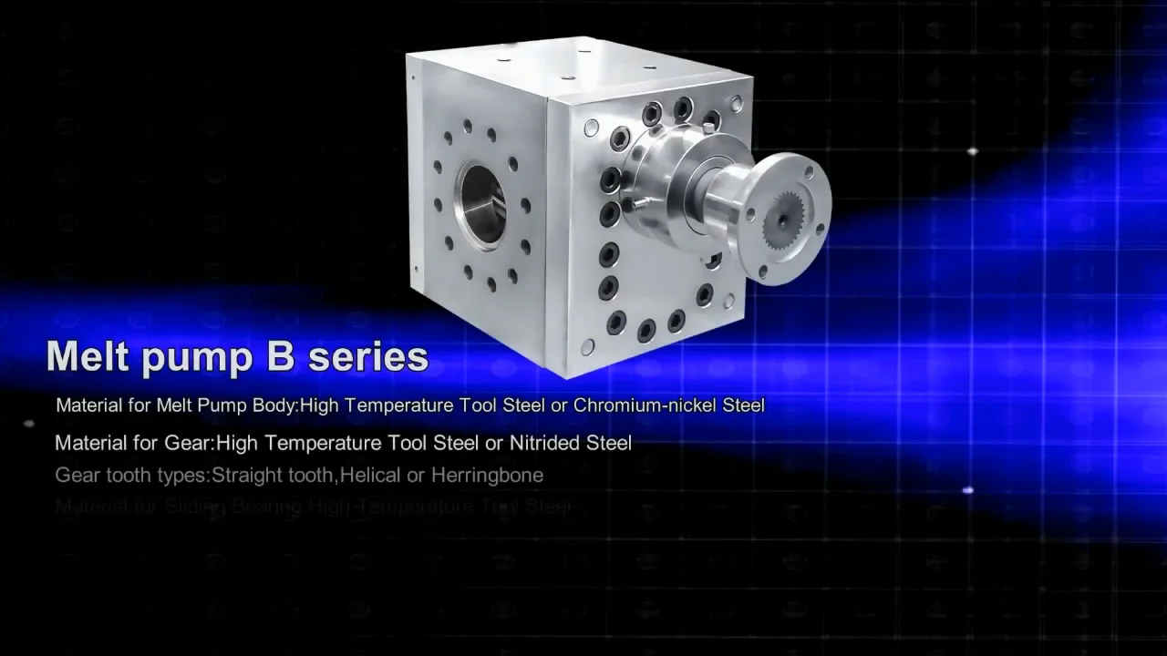 

Polymer Melt Gear Pump for Melt Blown