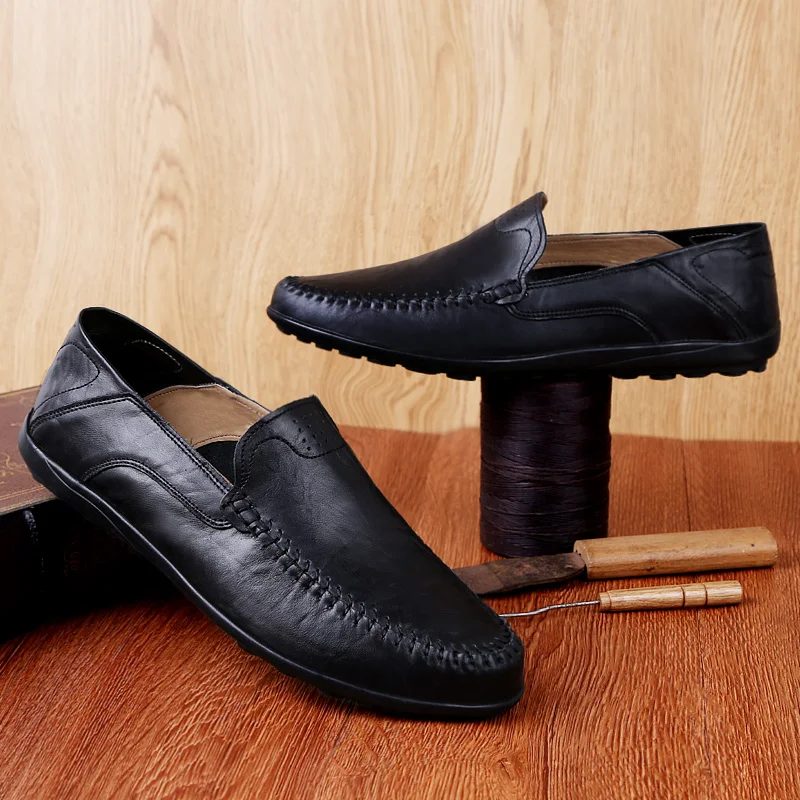 

Sapatos Casual Zapatos Hombre Casual Sneakers Men Fashion Shoes Causal For Leather Black Leisure Man Shoe Casuales