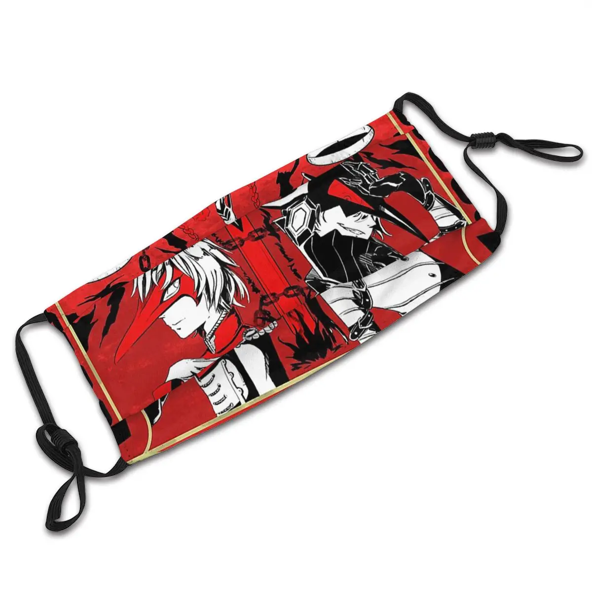 

Akechi Unisex Dust-proof Mouth Cover Mask Persona 5 Ren Amamiya Urban Kaito RPG With Filters Protection Respirator for Men Women