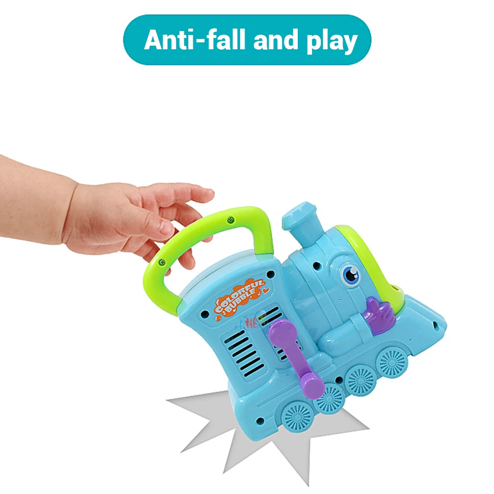 Ручной поезд с контролем игрушка пузырьковая машина для детей летняя ванна