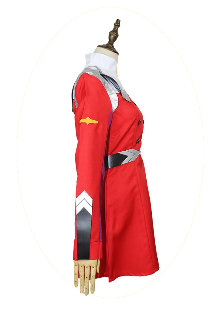 Аниме одежда Zero Two Косплей Костюм любимый в FRANXX 02 женская юбка платье красное