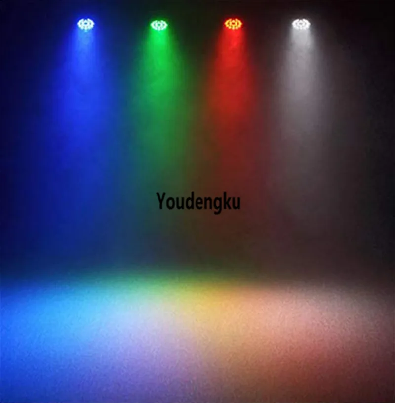 2 шт. оборудование для диджеев в помещении 18 x 10 Вт 4 1 DMX светодиодный светильник с