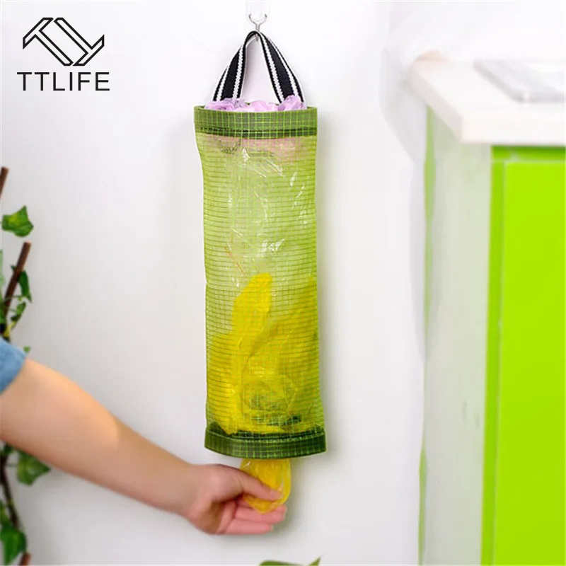 Настенный кухонный органайзер для мешков хранения TTLIFE пластиковый домашний