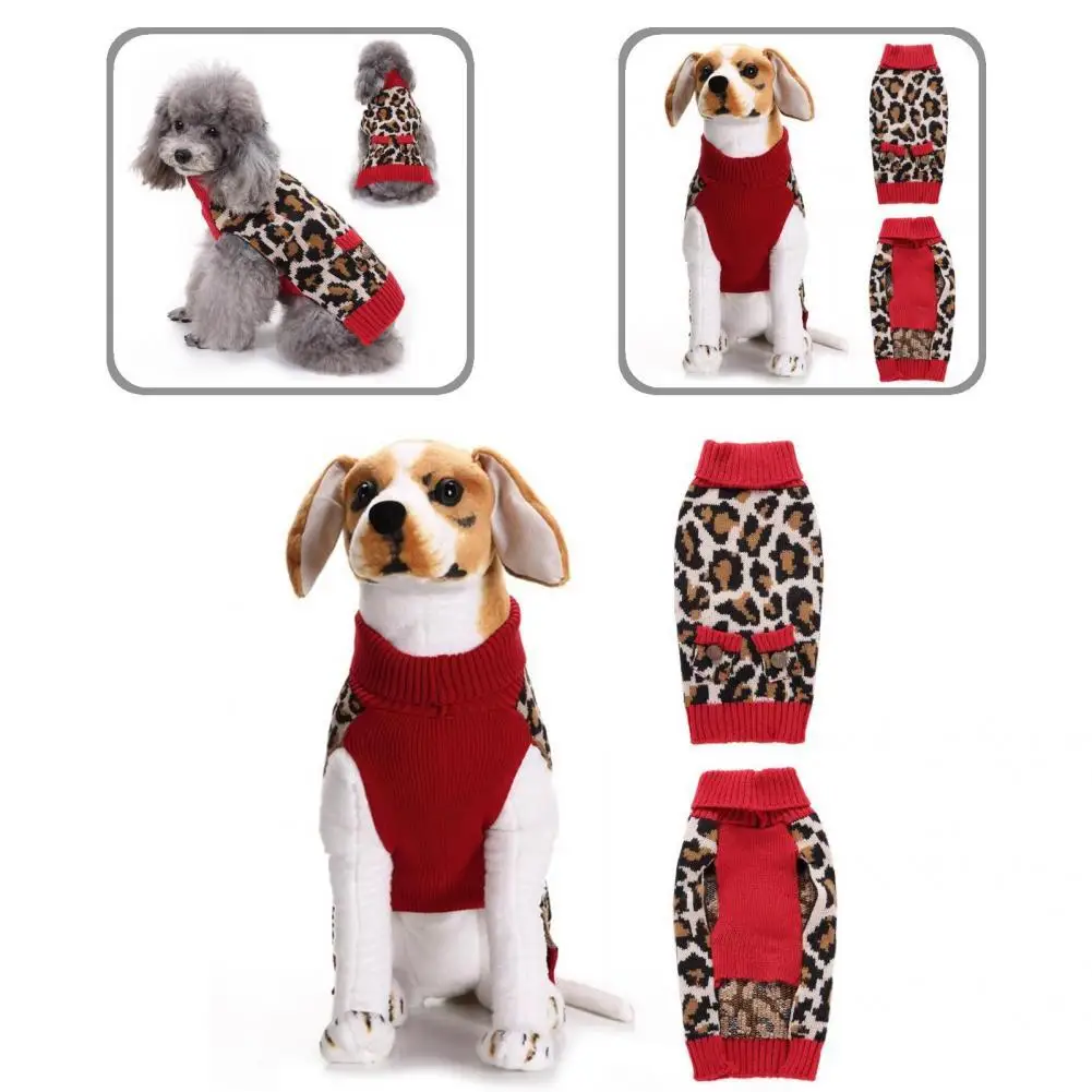 

Dress-up Fine Workmanship Pet Cats Knitted Shirt Clothes for Small Medium Large Dogs