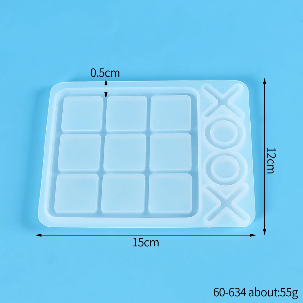Настольная игра Tic Tac силиконовая форма из смолы шахматная доска X O сделай сам
