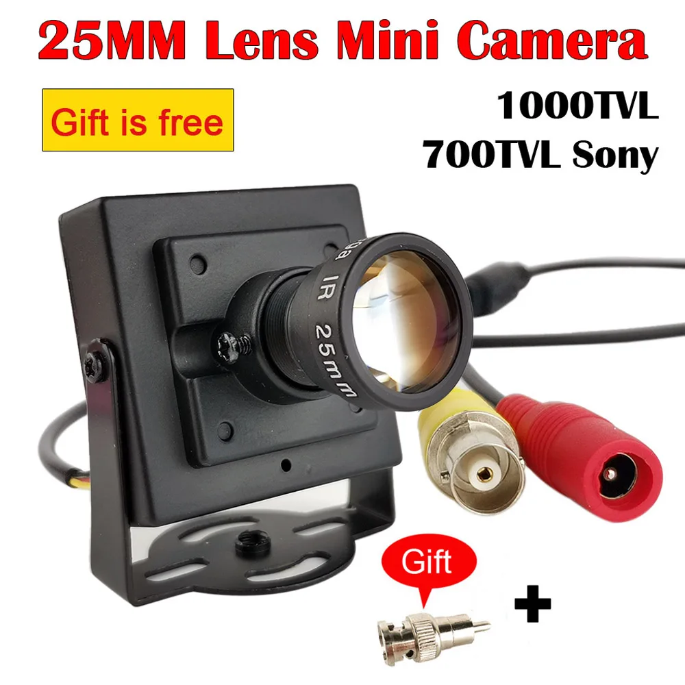 25 мм объектив Sony CCS 700TVL камера 1000TVL 700TV CMOS CCTV коробка безопасности цветная мини +