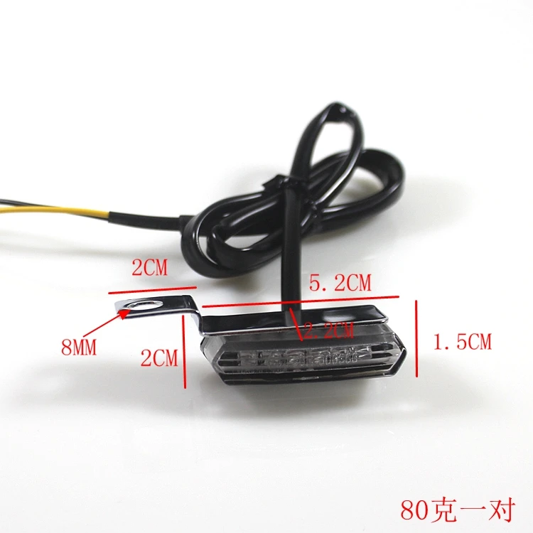 LED Mini Turn Signal Light Blinker Indicator For Yamaha Kawasaki Suzuki Cafe Racer Scooter Bobber ATV Motocross Bike |