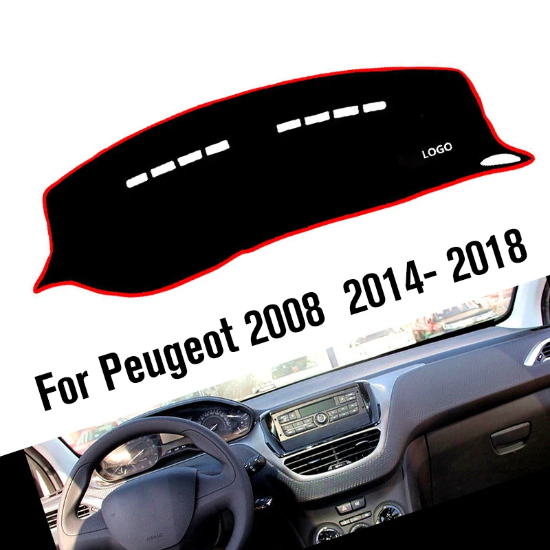 

Накладка на приборную панель автомобиля для Peugeot 2008 модель 2014- 2018