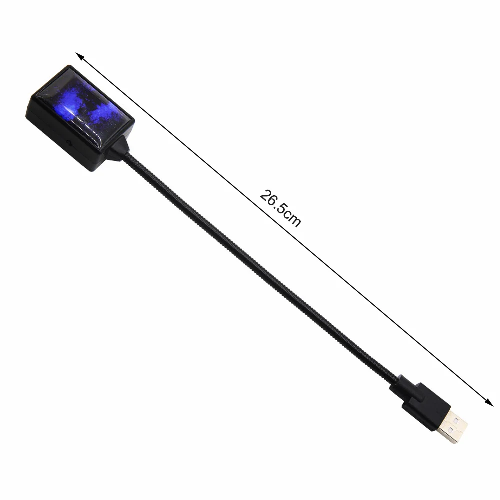 

12V USB Interior Car Atmosphere Lights Automobiles Projector Decorative Armrest Box Romantic Starry sky Light DJ Red Star Lamp