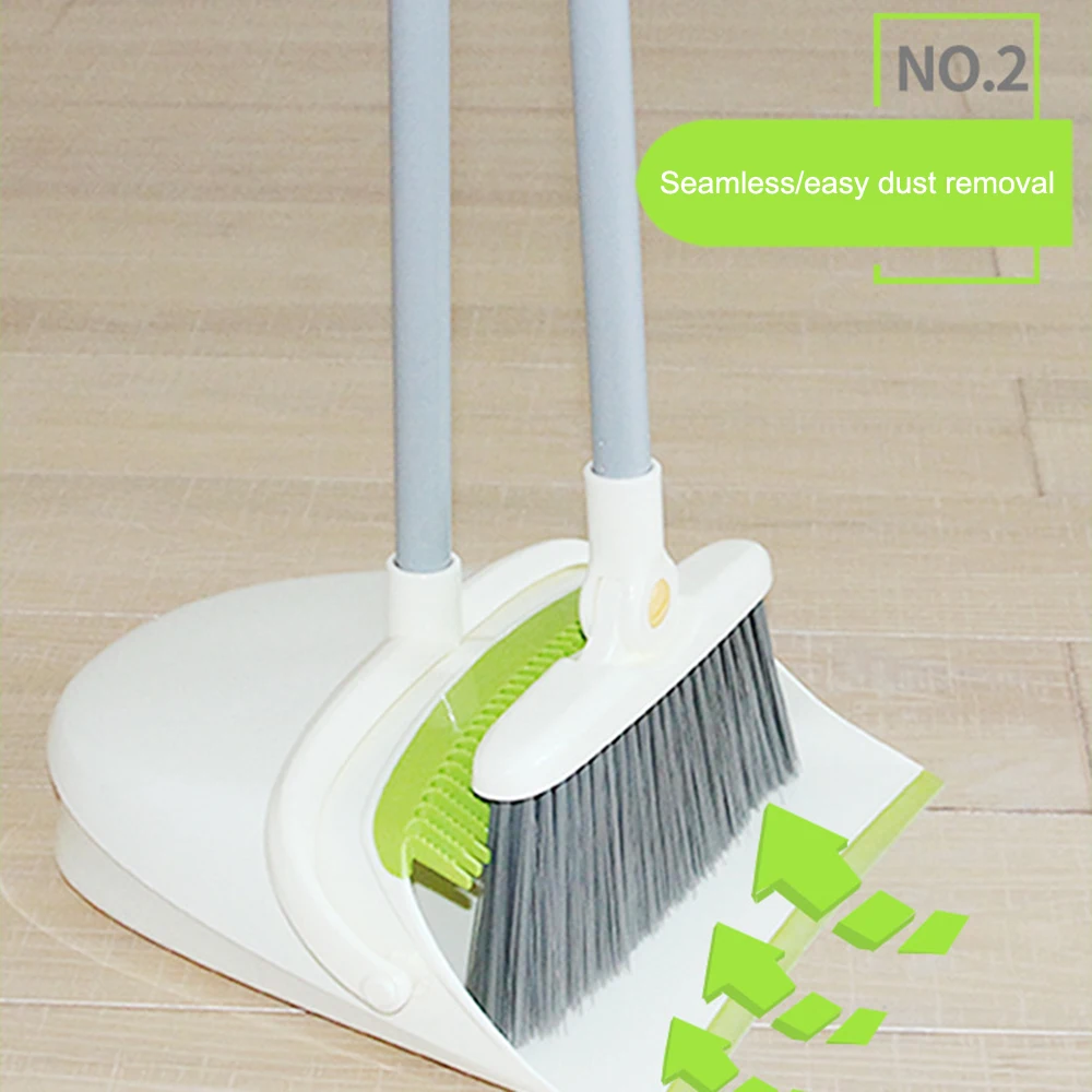 Ветрозащитный подметальный совок для мусора Набор домашних мягких волос с