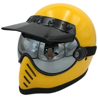 motobaby retro motorcycle visor bubble shield lens helmets goggles accessories safety protective open face helmet lens