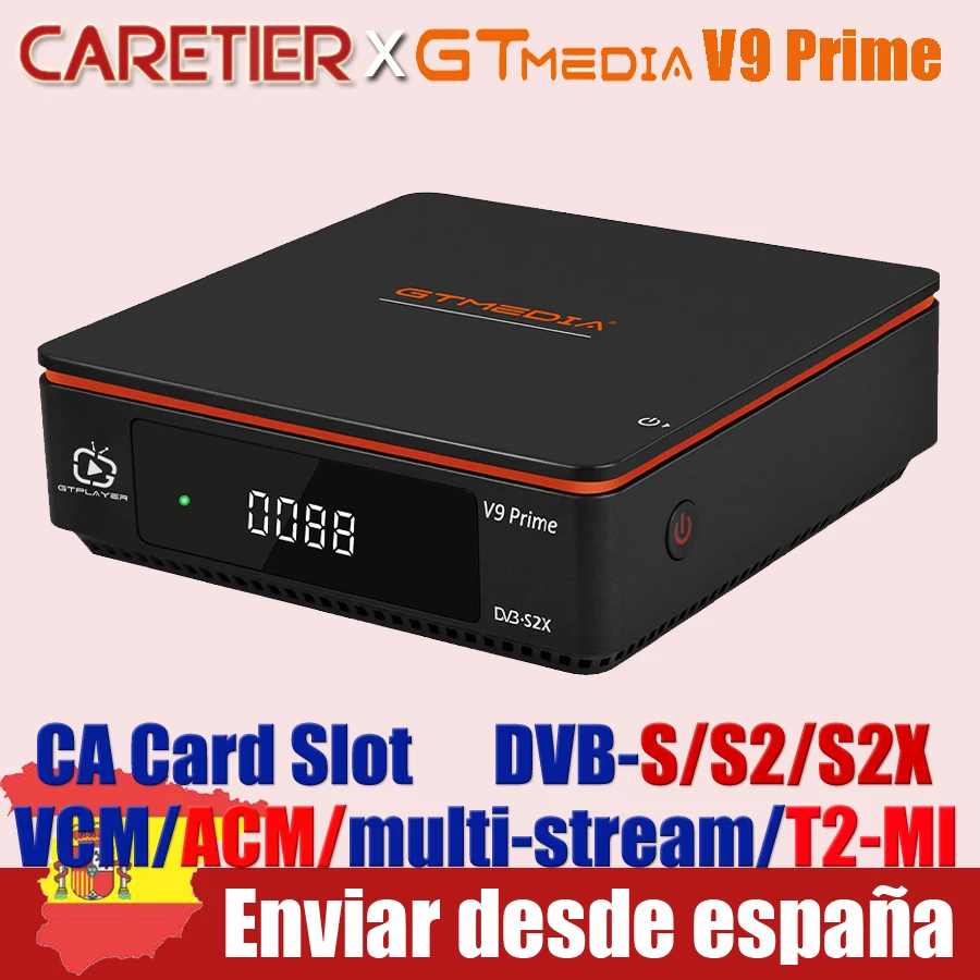 

10PCS GTMEDIA V9 Prime Super Satellite TV Receiver DVB S2 Support Built-in WIFI Ethernet Better GT MEDIA V8X V8 NOVA V7 S2X