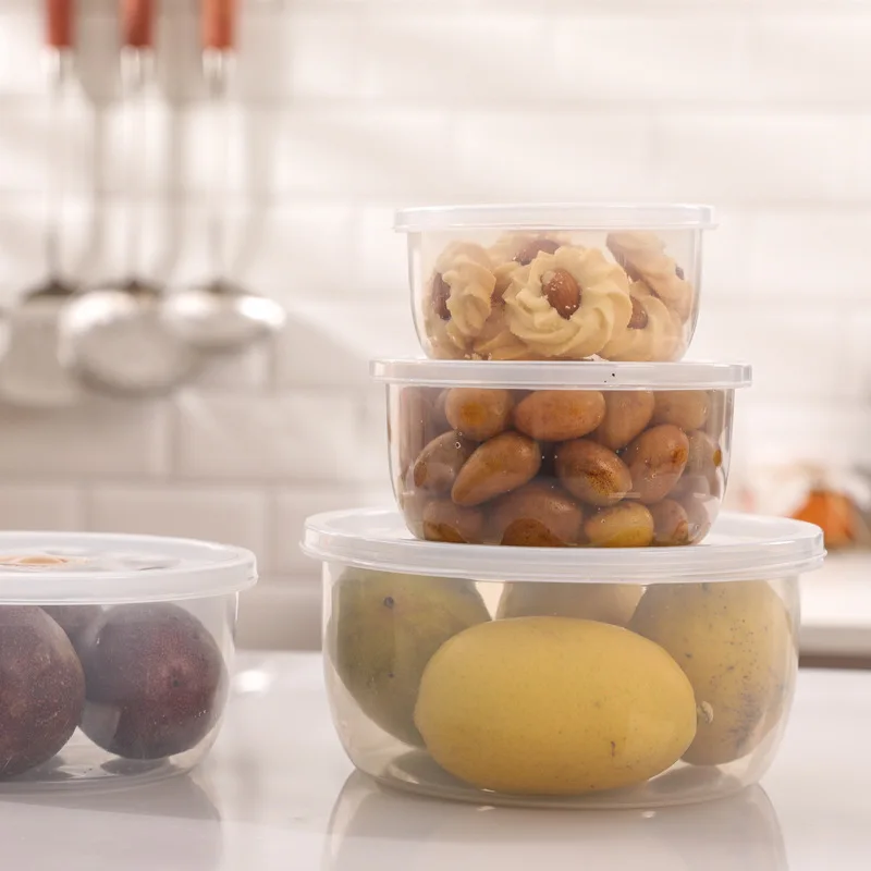 4 шт./компл. контейнер для еды пластиковый Bento Fresh-Keeping Box холодильник мульти