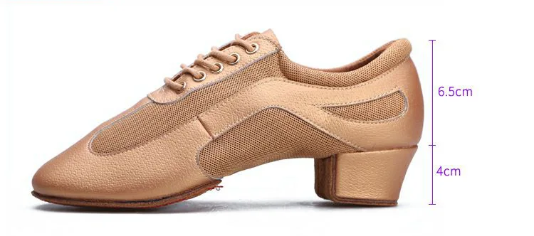 Женские кроссовки для латиноамериканских танцев мягкие дышащие из воловьей и