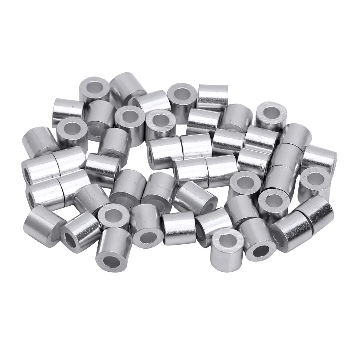 50 Заглушки для зажима из прочного алюминиевого сплава с зажимом стандартная