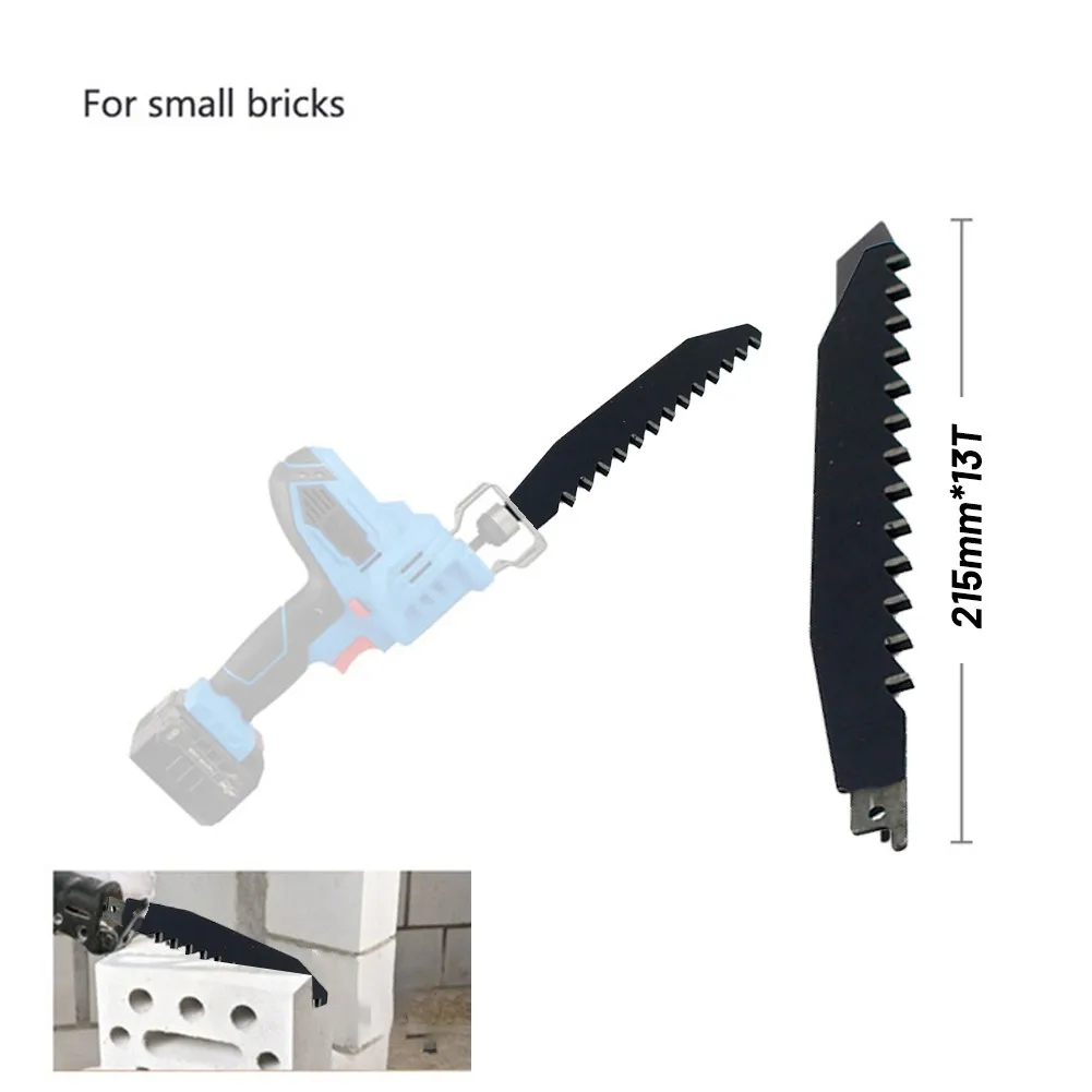 

215mm*13T/320mm*14T/460mm*20T Carbide Masonry Reciprocating Saw Blade For Cutting Concrete Breeze Block Brick