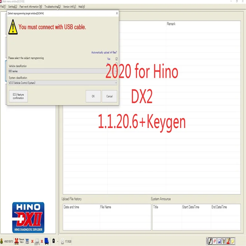

Автомобильный инструмент 2020 для Hino DX2, 6 + Keygen, бесплатная доставка