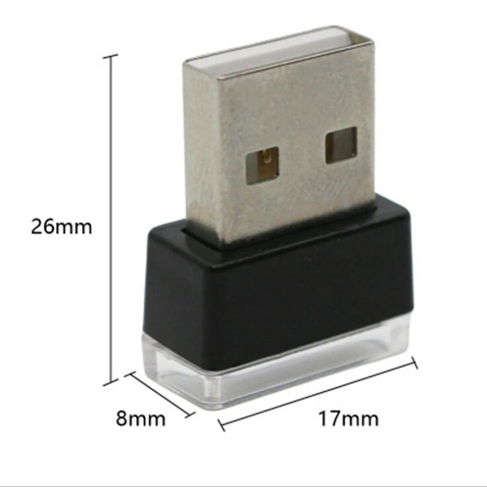 1 шт. автомобильный Стайлинг USB атмосферная светодиодная подсветка автомобильные
