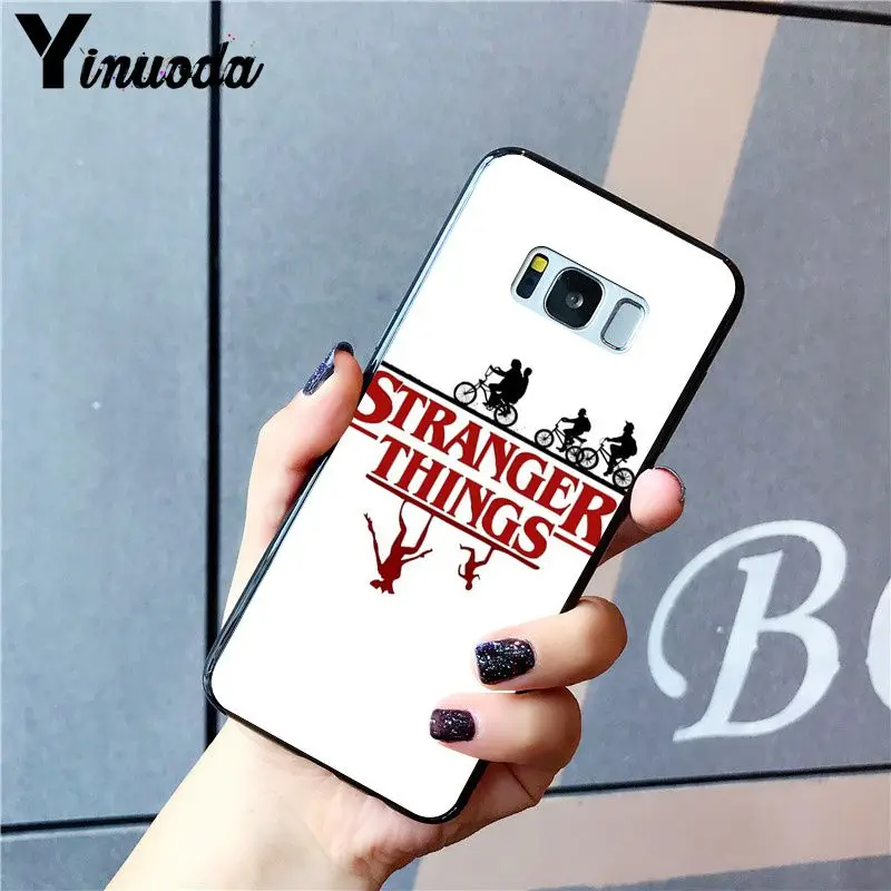 Yinuoda Рождественские огни должны оставаться, если странные вещи PhoneCase для samsung S10 Plus S10E S6 S7 S8 S9 Plus S10lite S5 M10