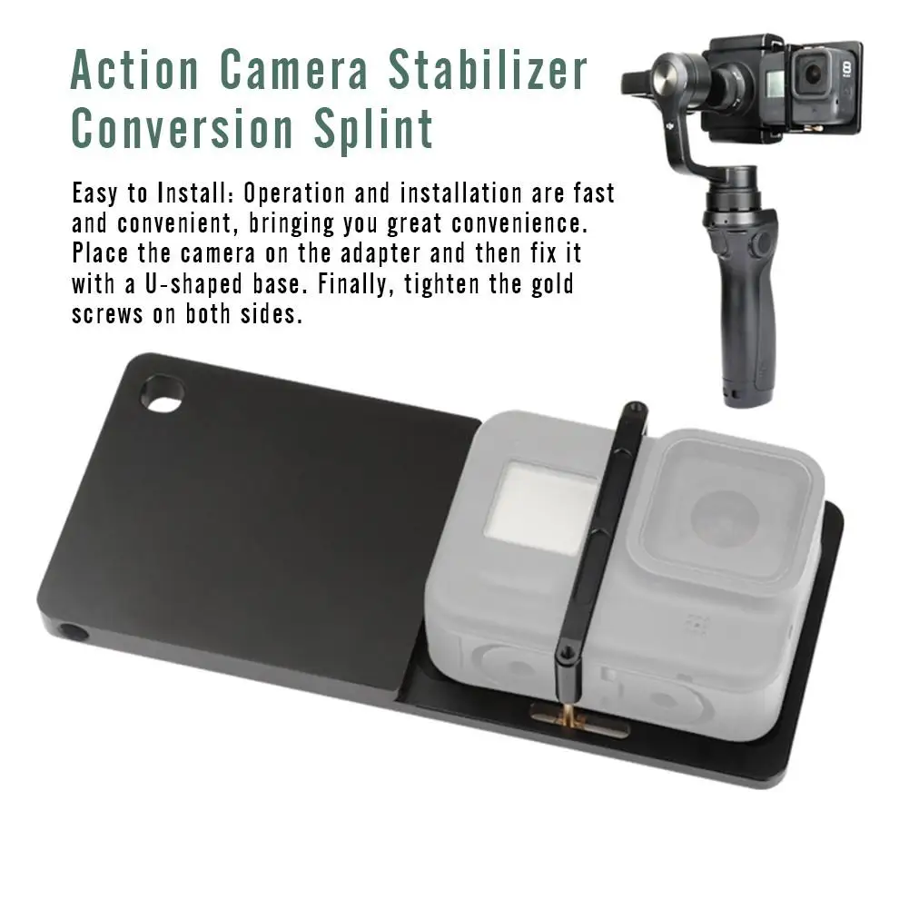 Stabilizer Splint for GoPro Hero8/7/6 Osmo2 SARGO Little Ant Conversion Adapter Fixture Clip Zhiyun Accessories | Электроника