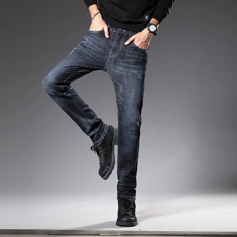 

Batmo 2019 new arrival high quality casual slim jeans men ,men's pencil pants,skinny jeans men 1059