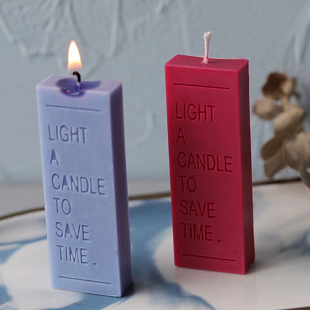 Многоразовая форма для свечей ручной работы модель изготовления с буквенным