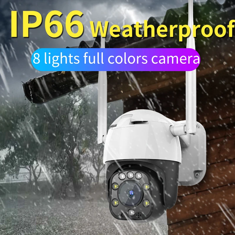 1080P PTZ IP камера Wifi наружная скоростная купольная беспроводная видеокамера с Wi-Fi панорамирование Двусторонняя аудио сеть видеонаблюдения