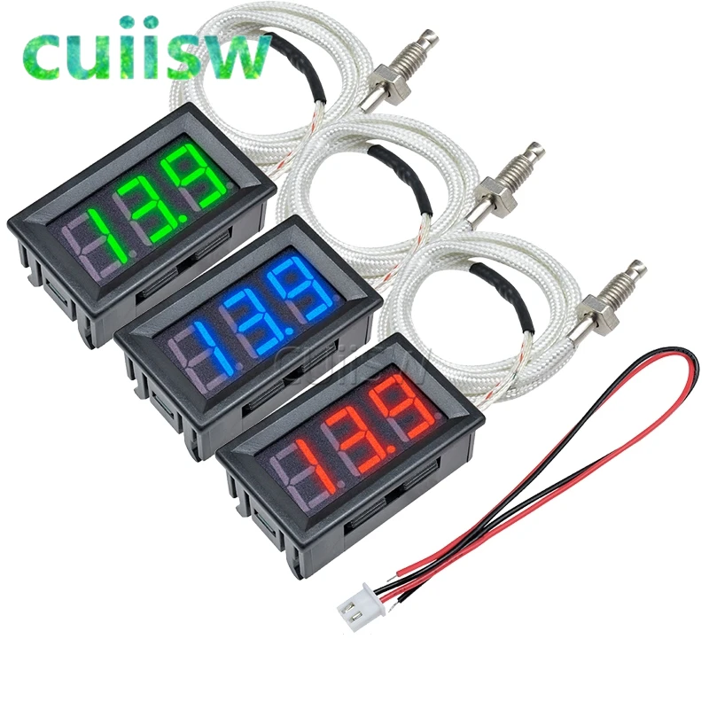 Термометр промышленный высокотемпературный типа K M6 термометр 12 В цифровой