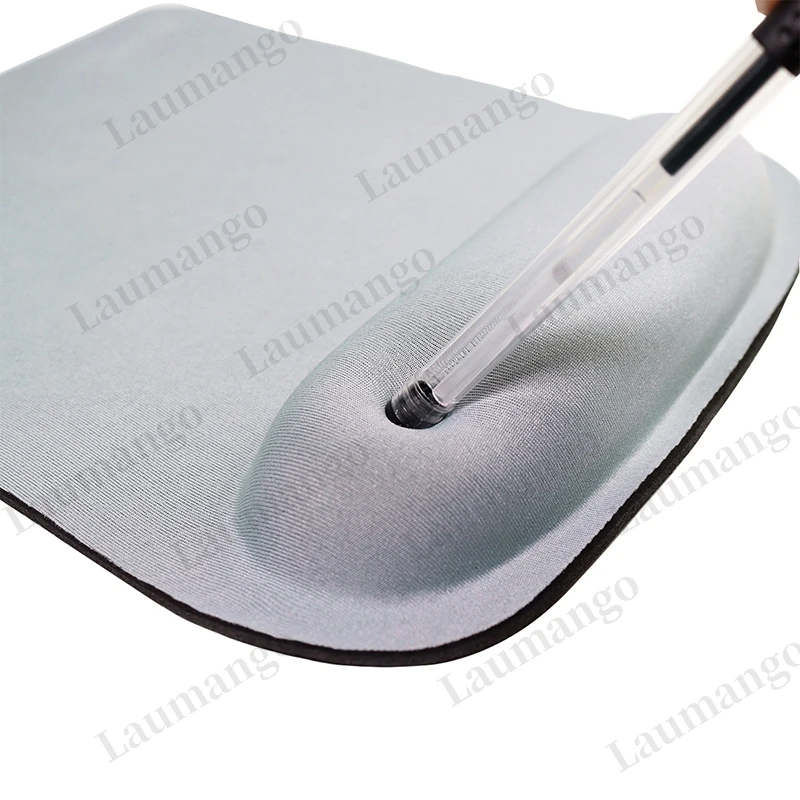 Gray Mause Pad With Wrist Rest Support Office Gaming Desktop Computer Table Mouse Mats Not Slip Eva Custom Mousepad Bracers Mat |
