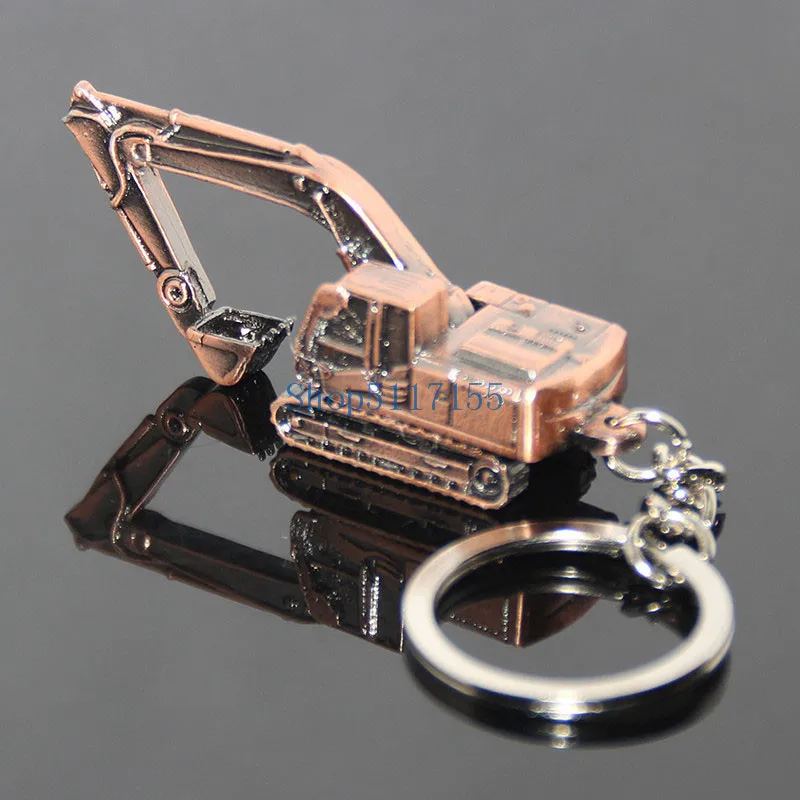 100 Pieces Wholesale excavator boutique alloy car toys for children kids Model key chain BULK | Дом и сад