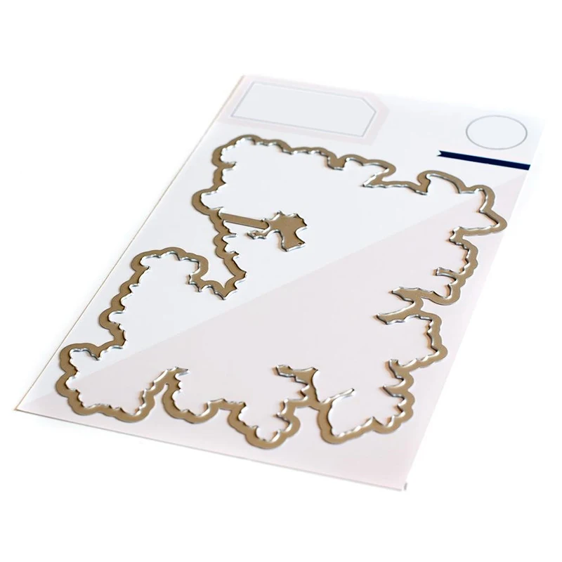 Новинка 2021 прозрачные штампы с пышными пионами набор металлических штампов и