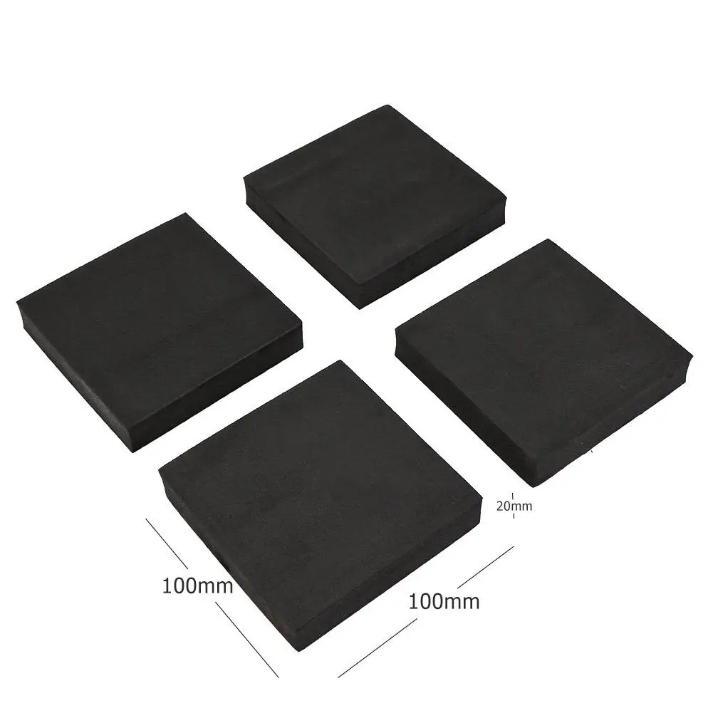 4Pcs Square Anti Vibration Pad Washing Machine Shock Pads Multifunctional Anti Vibration Mat Non-slip Mats Stand Refrigerator