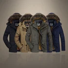 Куртка мужская флисовая приталенная с воротником-шарфом и капюшоном