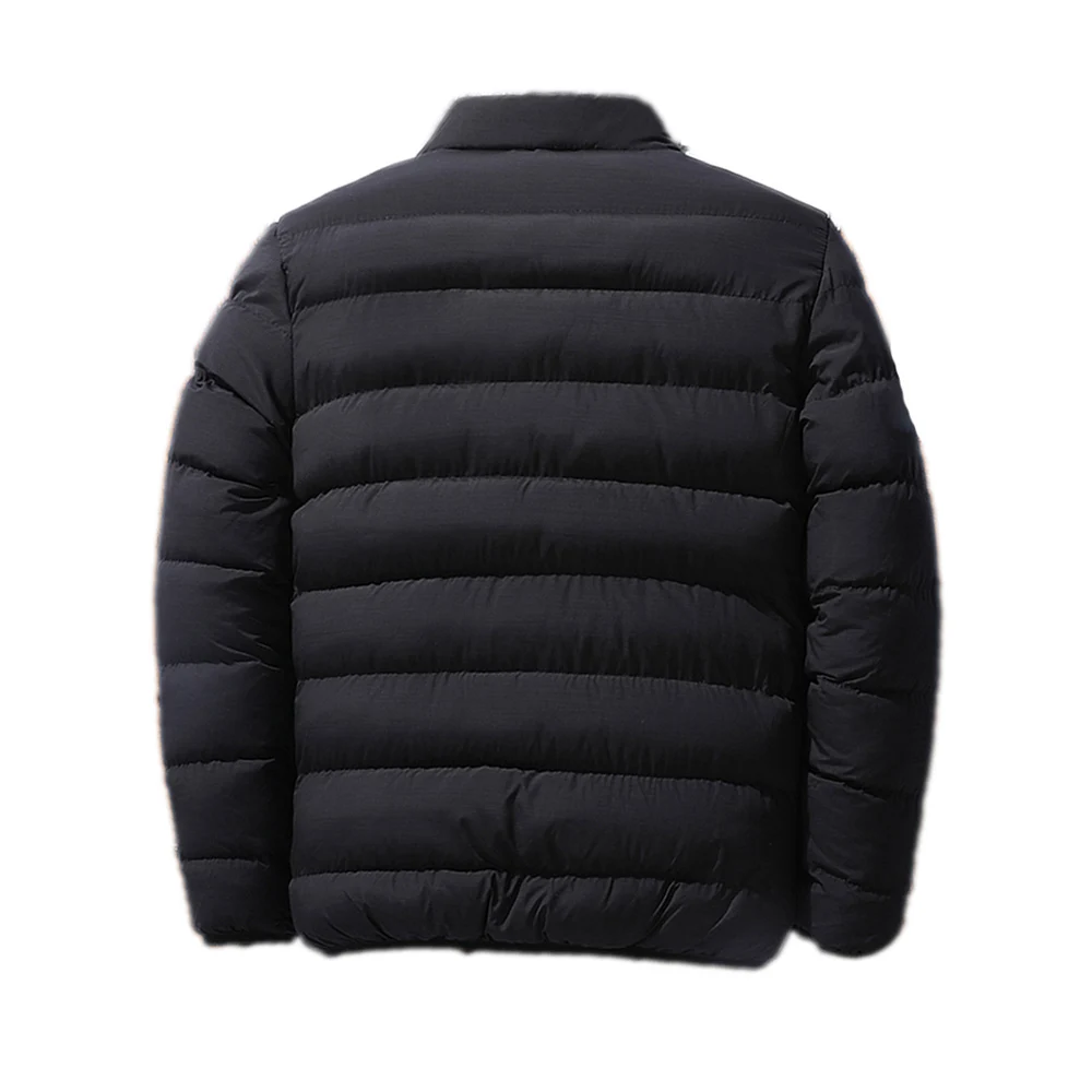 

NewIcon Logo Printing Men's Fashion Warm Jackets Classic Cotton Clothing Winter Snowy Day America Current Style sport Tops