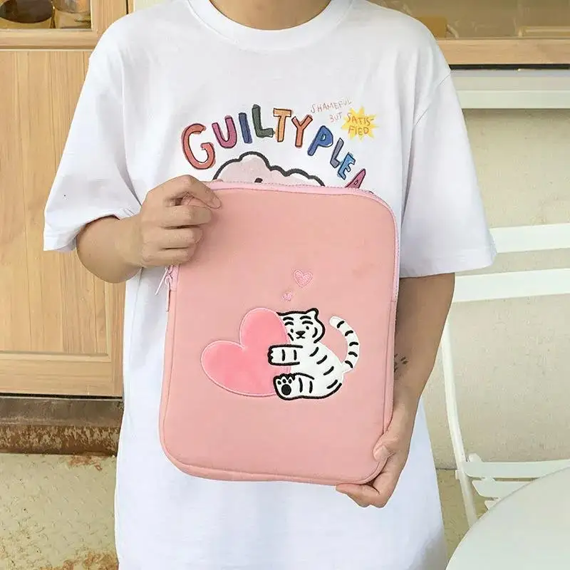 

Ins New 2021 Korean Laptop Tablet Case Bag For Mac IPad Pro 9.7 10.2 10.5 11 13 14.5 15 inch Ins Fashion Sleeve Inner iPad Case