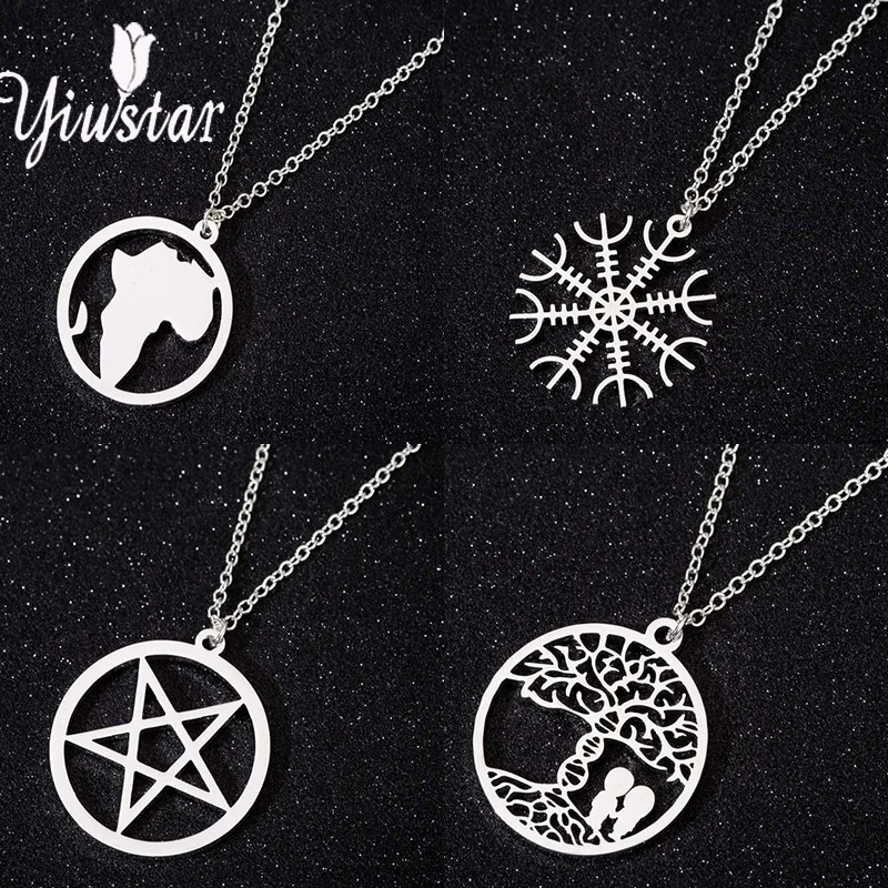 Yiustar женское ожерелье ювелирные изделия из нержавеющей стали цвет колье