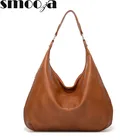 SMOOZA, винтажные женские сумки, высокая Capcaity, сумка, повседневные сумки на плечо, высокое качество, кожаные ручные сумки, женская сумка с верхней ручкой