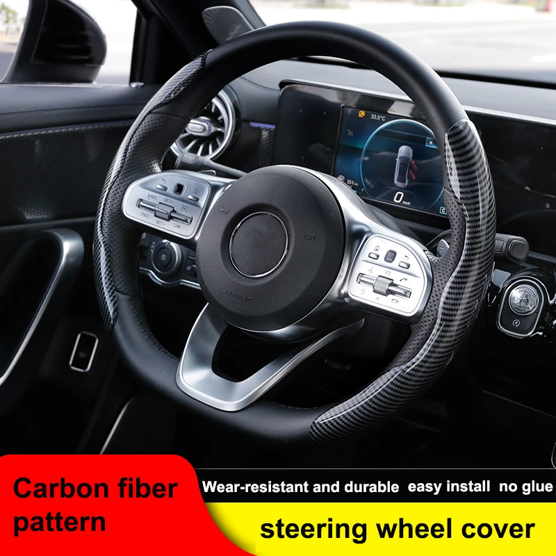 

Universal Anti Skid Steering Wheel Booster Protective Sleeve Covers For BMW/VW/KIA/HYUNDAI/Peugeot/MINI/Citroen/Mazda/Toyota