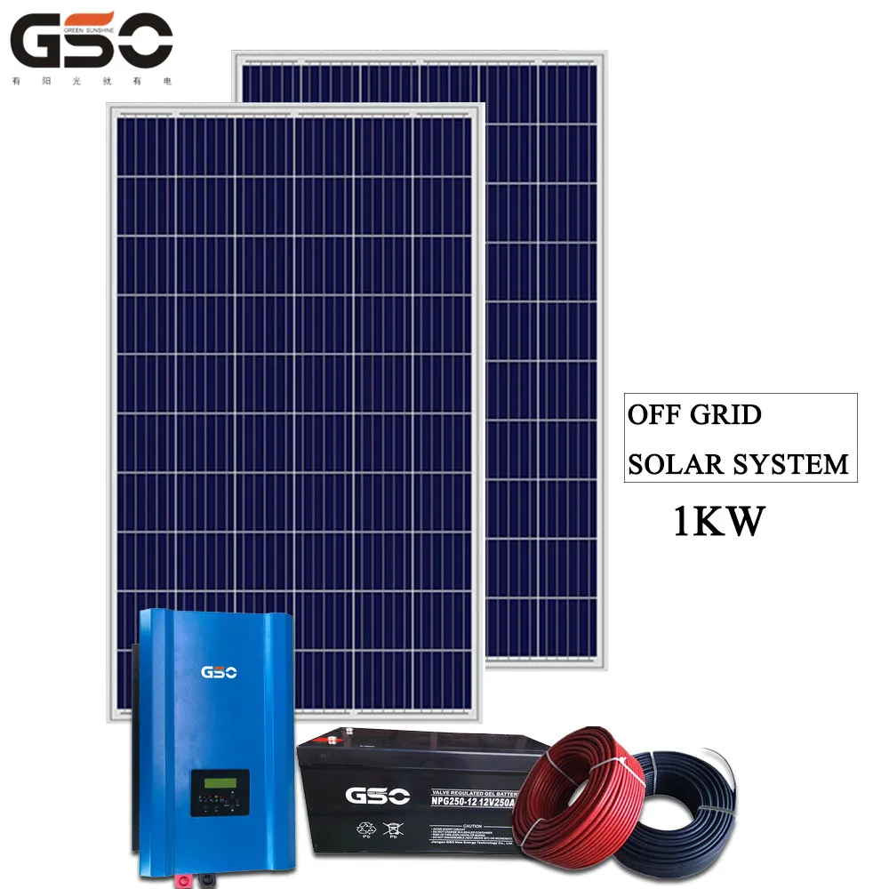 1 кВт панели солнечных батарей 10 решетки Солнечной системы солнечной энергии